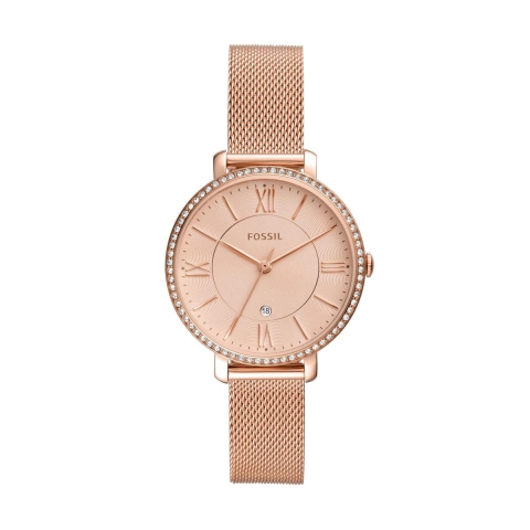 Fossil Jacqueline ES4628 - Dameshorloge 36 mm - Roségoud