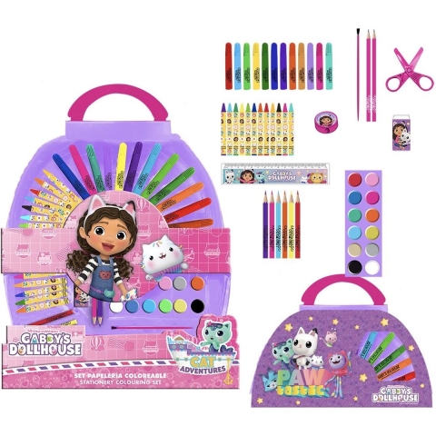 50-delige schrijfwaren set Cerda Gabbys Dollhouse