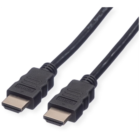 ROLINE RM HDMI High Speed kabel met Ethernet, zwart, 2 m