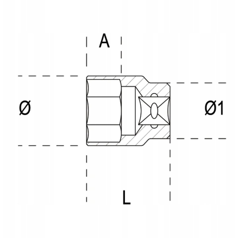 Beta Dopsleutels zeskant 928AS 2.1/16 - 009280220