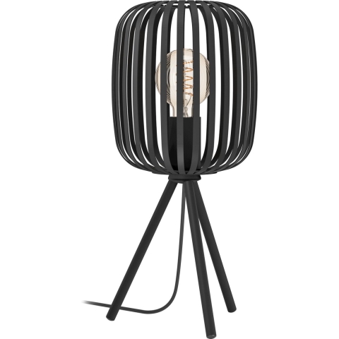 EGLO Romazzina - Tafellamp - Driepoot zwart metaal - 20x45 cm