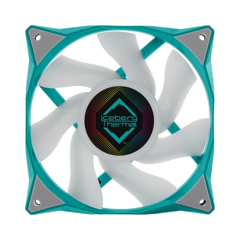 Iceberg Thermal IceGALE ARGB PC-ventilator Turquoise