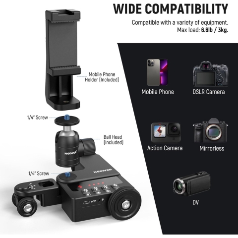 Neewer DL200 Camerawagen Dolly