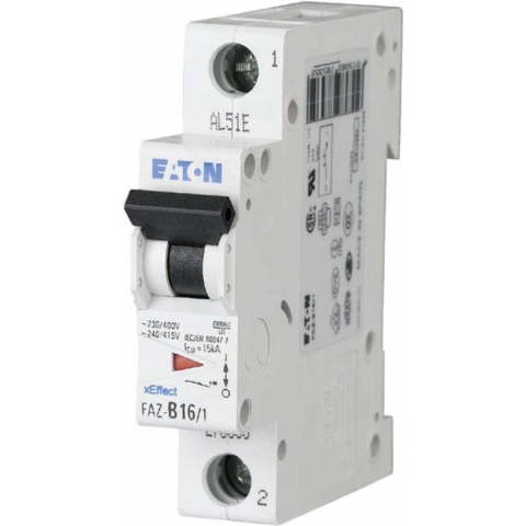 Eaton 278606 FAZ-S1/1 Zekeringautomaat 1 A 230 V/AC