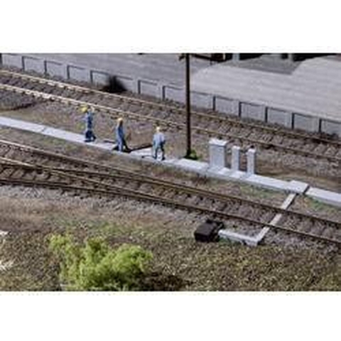 Auhagen 41620 H0 kabelgoten en 5 schakelkasten Bouwpakket