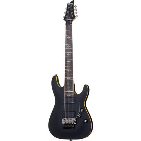 Schecter Demon 7 FR, Satin Black
