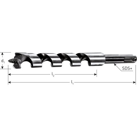 Rotec Slangenboor GOLD-LINE, SDS-plus, ø14x330/400 - 2431405