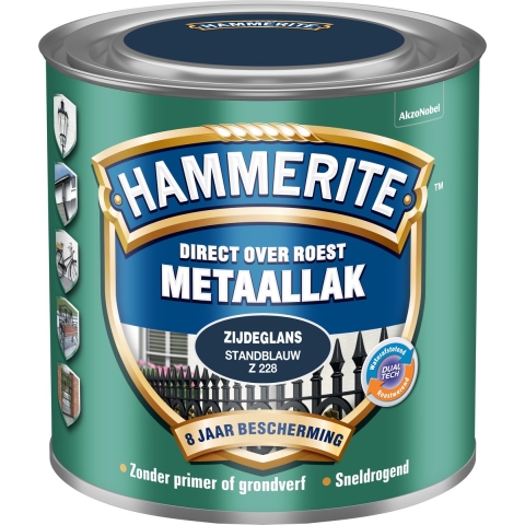 Hammerite Metaallak Zijdeglans | ST Blauw | Z228 | 250ml - 5093706