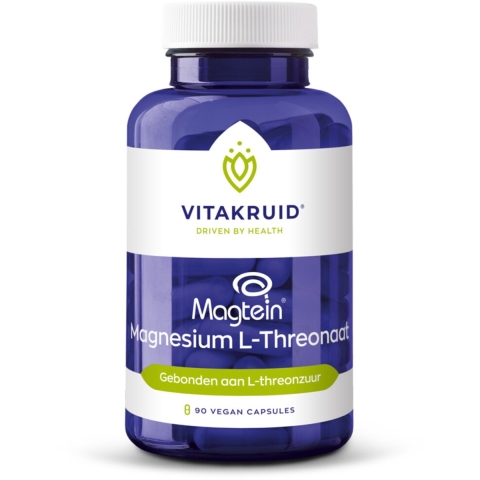 2x Vitakruid Magtein Magnesium L-Threonaat 90 vegacapsules