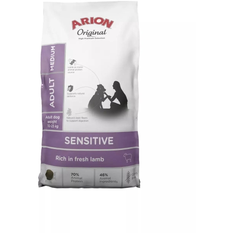 Arion hondenvoer Original  Maintenance Adult Sensitive Medium 12 kg