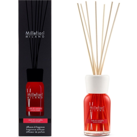 4x Millefiori Milano Geurstokjes Mela&Cannella 100 ml