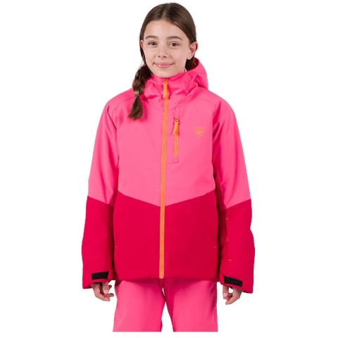 Rossignol Jr Wispile Ski Jas Kinder - Roze/Rood, 128