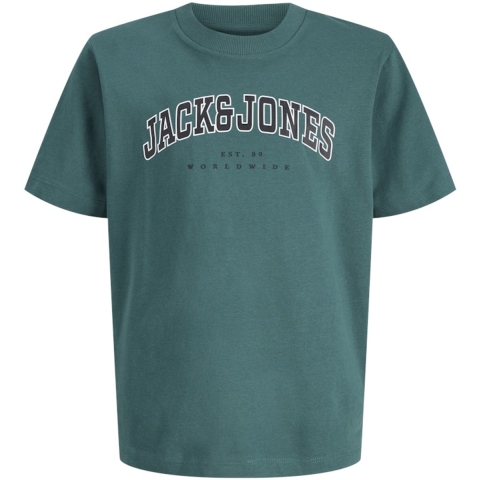 Jack & Jones T-Shirt - Noos - JjeCaleb - Atlantische Oceaan Deep - Jack & Jones - 12 jaar (152) - T-Shirts