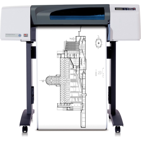 HP Q1445A Bright White Paper 594mm 90g