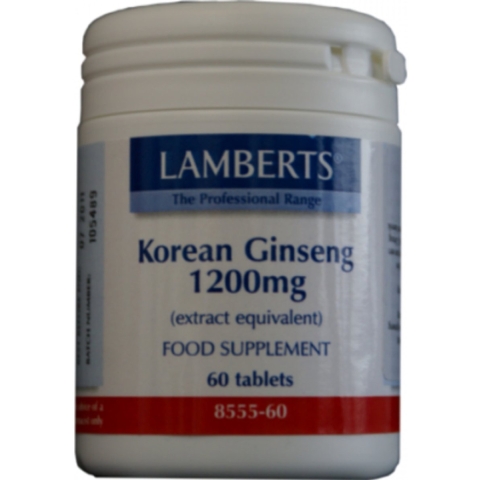 Lamberts Koreaanse Ginseng 1200mg Tabletten