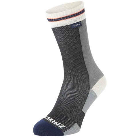 SealSkinz Billockby waterdichte fietssokken halflang zwart, 43-46
