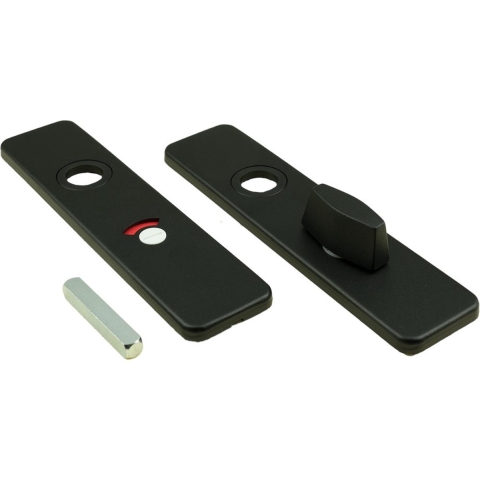AMI Kortschild Wc 185/44 8*63 Klik Zwart 9005 Str Wc Knop Ami Groot - 739266