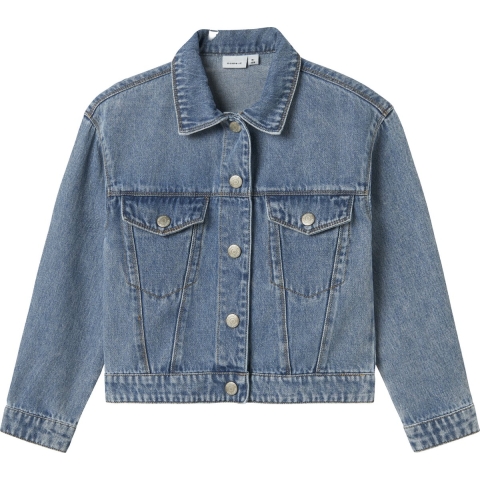 Name It Spijkerjas - Noos - NkfMila - Medium+ Blue Denim - Name It - 12 jaar (152) - Spijkerjas