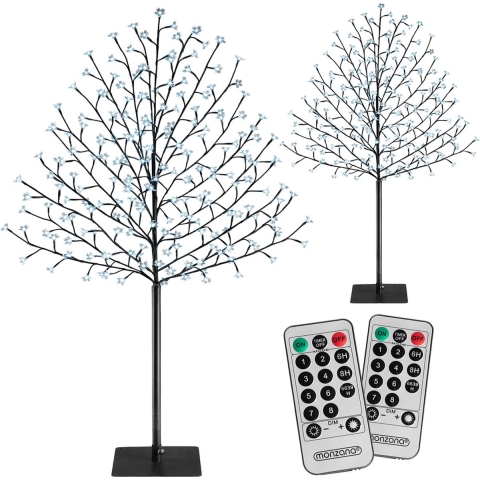 Kersenbloesemboom Set van 2 Koudwit 180cm 200 LEDs