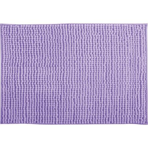 MSV Badkamerkleedje/badmat tapijt - voor op de vloer - lila paars - 50 x 80 cm -