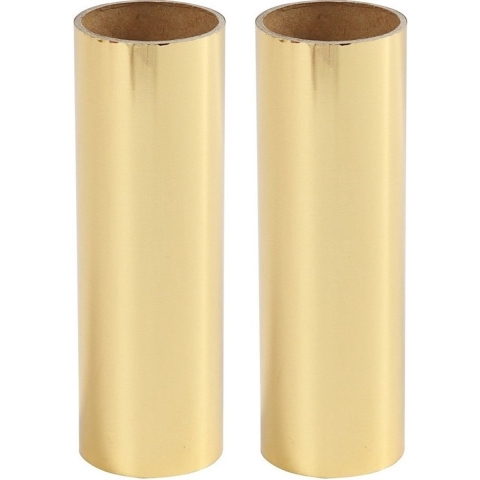 Knutsel/hobby folie - 3x - goud - transfer folie - decoratie folie - knutselen - 50 x 15,5 cm -