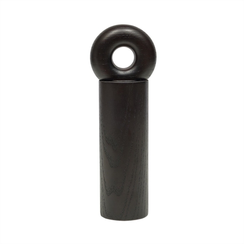 OYOY Hoop Peper- En Zoutmolen Large Donker Essenhout