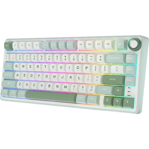 ROYAL KLUDGE R75 Sky Cyan Keyboard