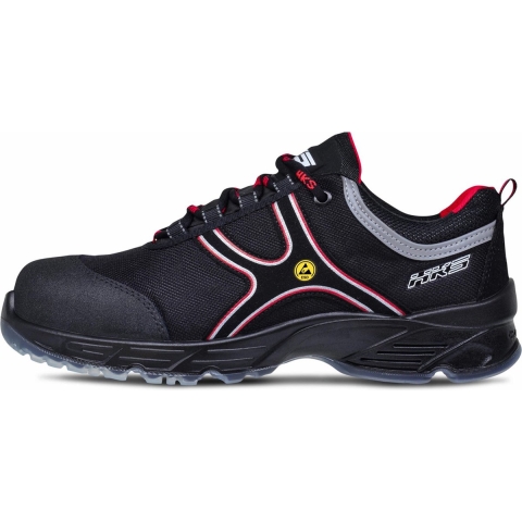 HKS Werkschoen K2 CA Laag S3 | Zwart/Rood | Maat 46 - 00.162.051.46