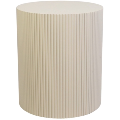 House Vitamin Side table cylinder- mdf sand 39x45cm