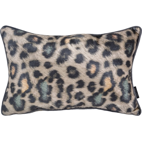 NOVÉE Velvet colorful leopard | 30 x 50 cm | kussenhoes | velvet/polyester