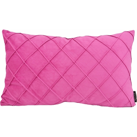 NOVÉE Sierkussen velvet cross roze | 30 x 50 cm | velvet/polyester