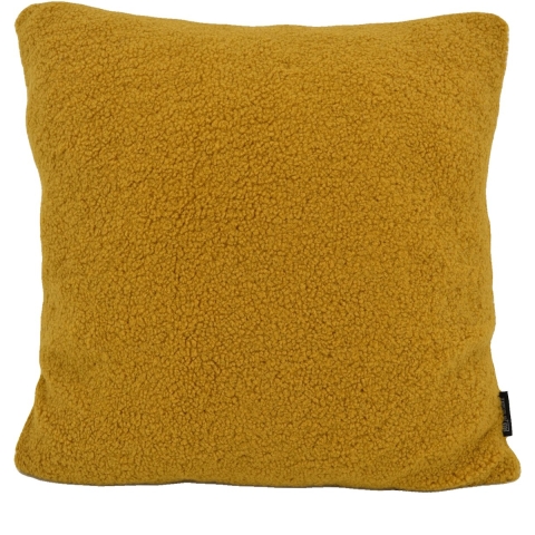 Gek op kussens! Teddy oker | 45 x 45 cm | kussenhoes | polyester