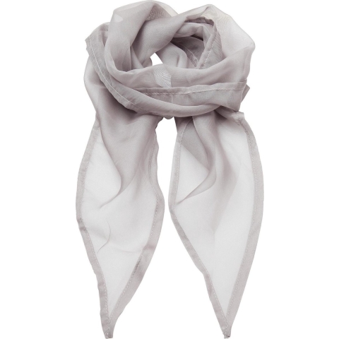 Premier Dames/vrouwenwerk Chiffon Formele Sjaal (Zilver)