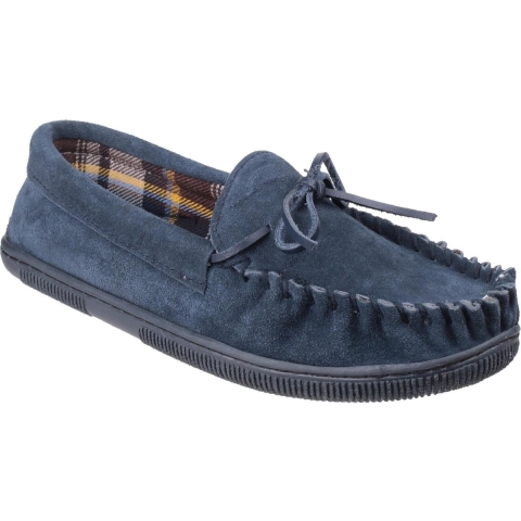 Cotswold Suède Alberta Slipper / Herenslippers (Marine)