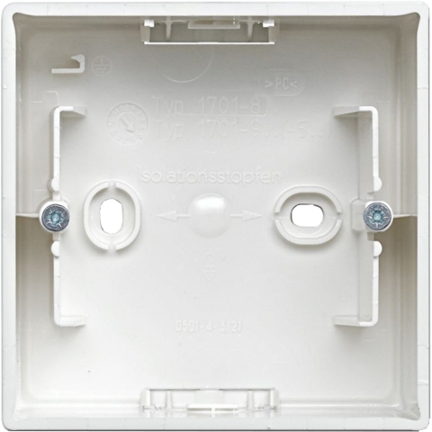 Busch-Jaeger Balance Opbouwraam | 1-voudig | Polarwit - 66.054.32