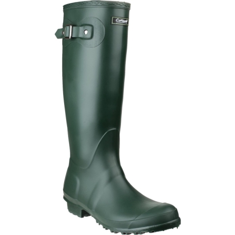Cotswold Sandringham Buckle-Up Womens Wellington Boots (Groen)