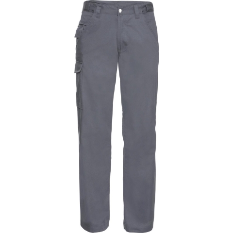 Russell Werkkleding Heren Polycotton Twill Broek / Broek (Regular) (Konvooi Grijs)