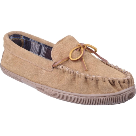 Cotswold Suède Alberta Slipper / Herenslippers (Beige)