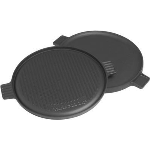 Barbecook - BBQ grillplaat - Gietijzer -Ø35 cm - Zwart