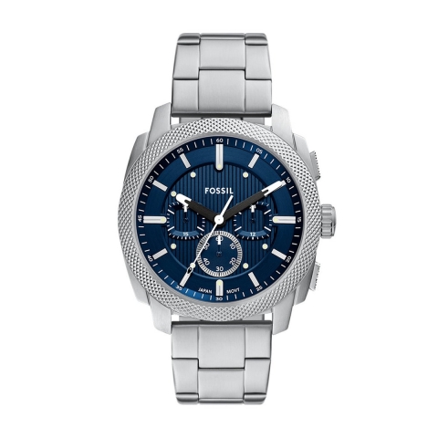 Fossil FS6096 Heren Horloge 44mm - Zilverkleurig