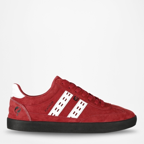 Q1905 Sneaker platinum rood/wit/antraciet