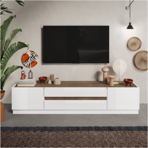 CaliCosy Tv-meubel met 2 deuren en 2 laden utopia l205 cm
