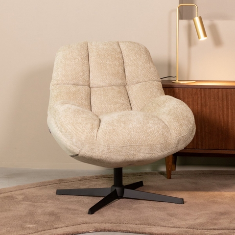 Label51 Fauteuil huxley truffel elite