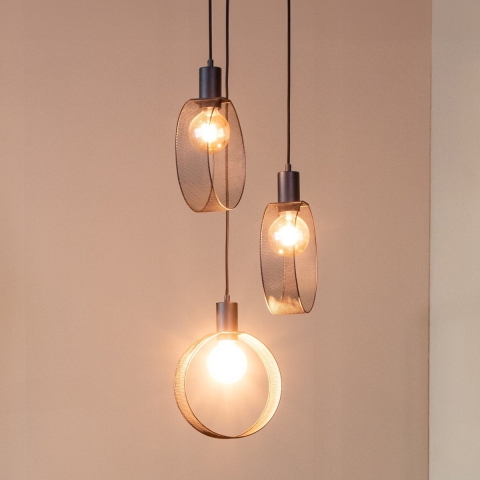 Label51 hanglamp ronda 3-lichts 80x30x150 cm