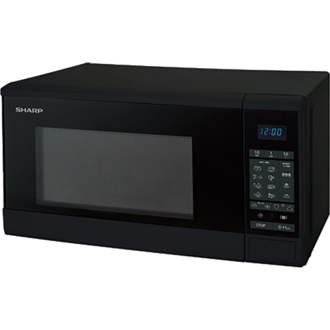 Sharp R-270BK Magnetron 800W â" 20L Solo Magnetron met Draaiplateau - Zwart