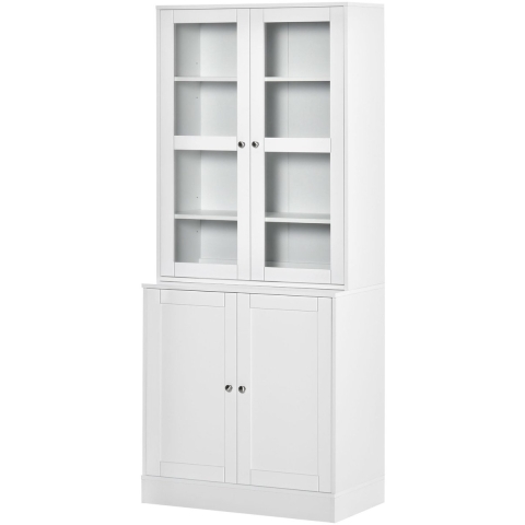 4goodz Boekenkast met open en dichte vakken 40x76x178 cm -
