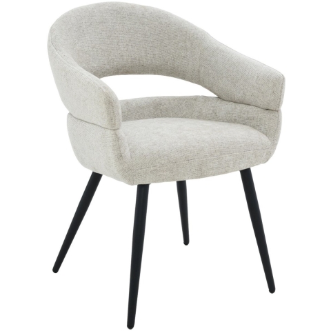 Livingfurn eetkamerstoel megan toffee set van 2 62x58x85cm