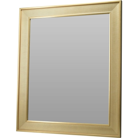 Wandspiegel met brede lijst El Dorado - frame kleur goud - 50 x 60 cm -
