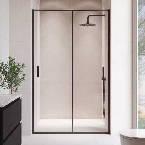 Badplaats Douchewand calgary 120 x 190 cm 6 mm transparant veiligheids -