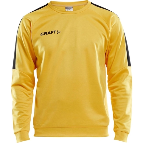 Craft 1906980 Progress R-Neck Sweater M - Yellow/Black - XXL